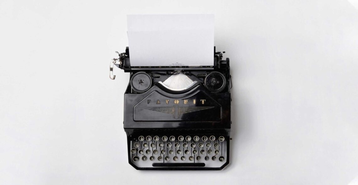 Typewriter, contact symbol.